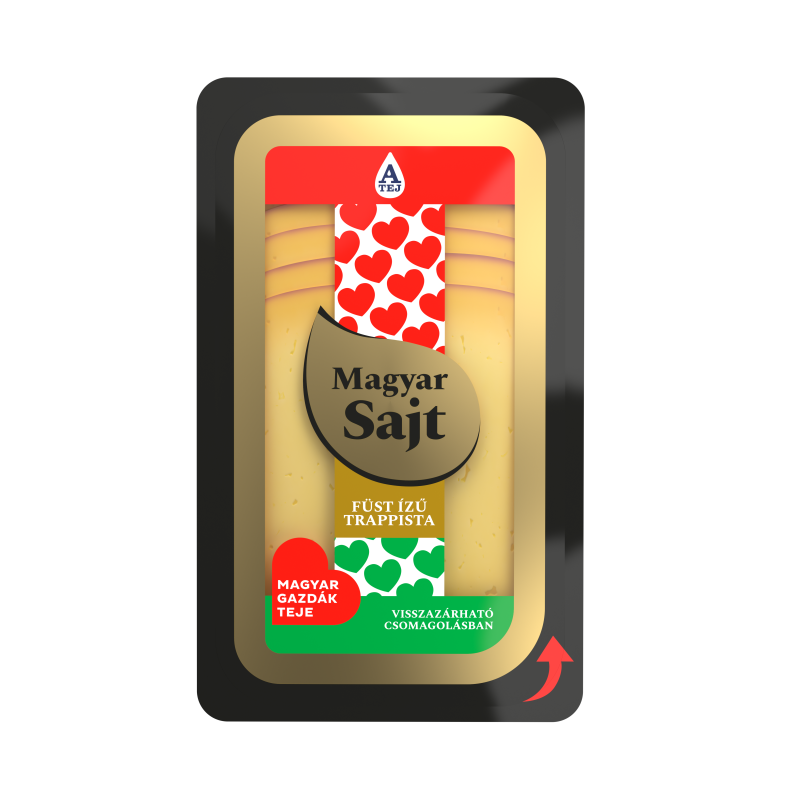 Magyar Sajt füst ízű trappista szeletelt 125 g