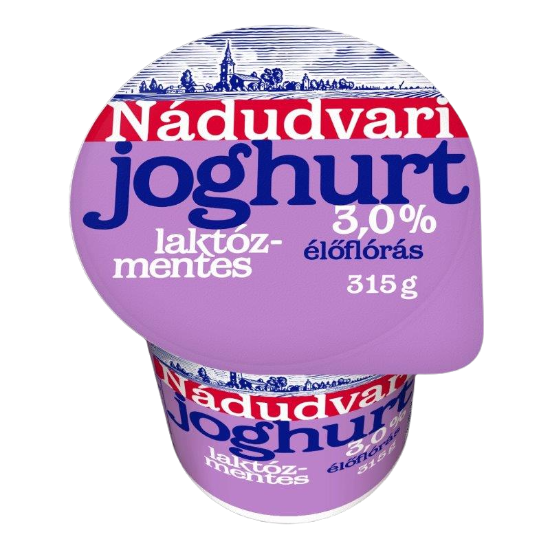 Nádudvari Élőflórás laktózmentes joghurt 3% 315 g