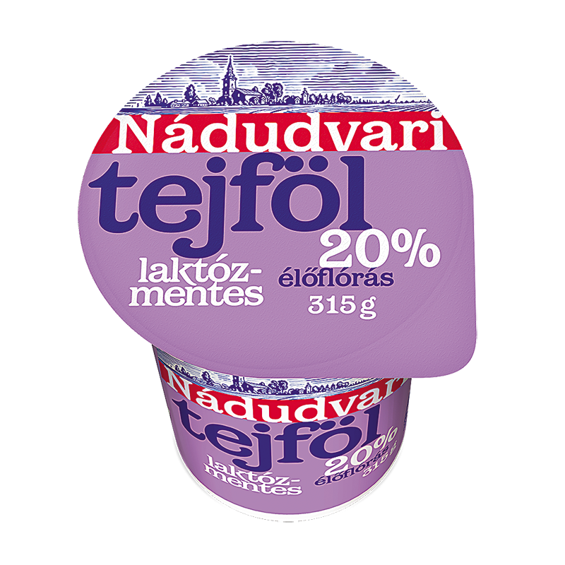 Nádudvari tejföl 315 g 20% laktózmentes