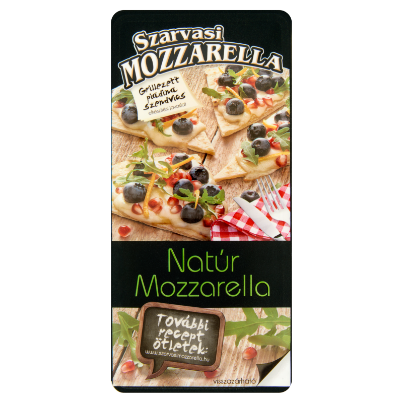Szarvasi Mozzarella szeletelt sajt 100 g natúr