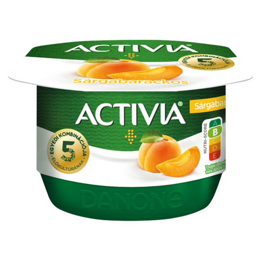 Danone Activia élőflórás gyümölcsjoghurt 125 g sárgabarack