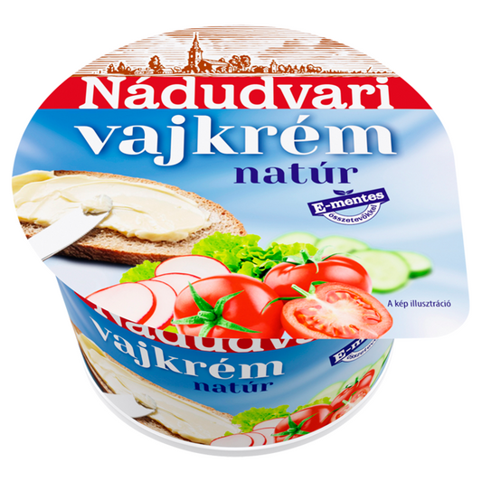 Nádudvari vajkrém 180 g natúr, E-mentes