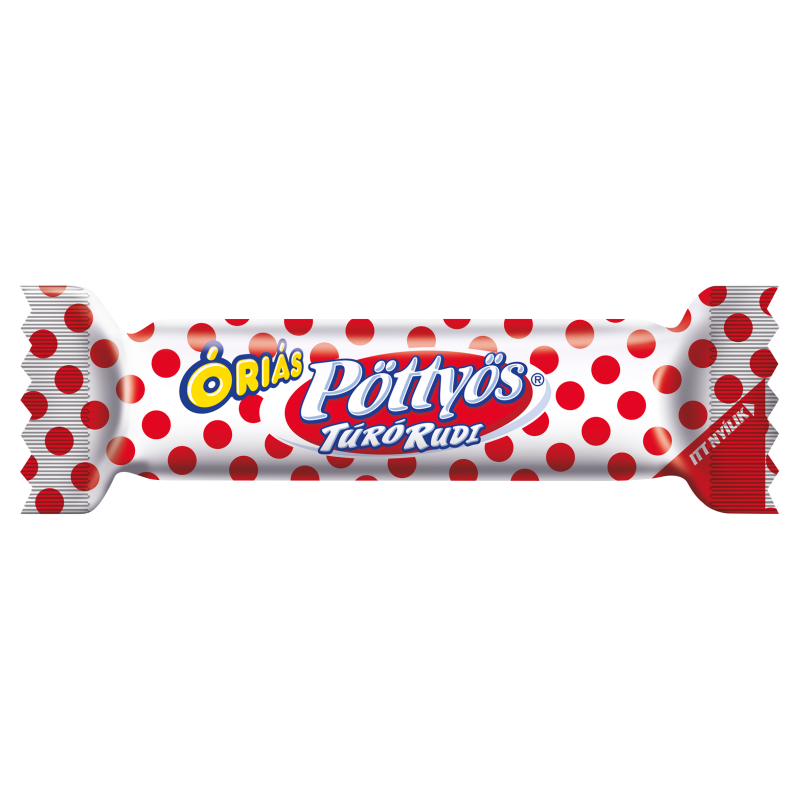 Pöttyös Óriás Túró Rudi 51 g étbevonóval, natúr