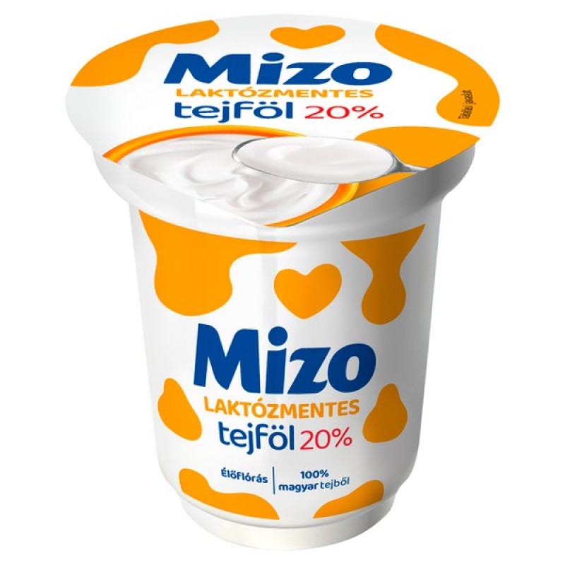 Mizo tejföl 150 g 20% laktózmentes