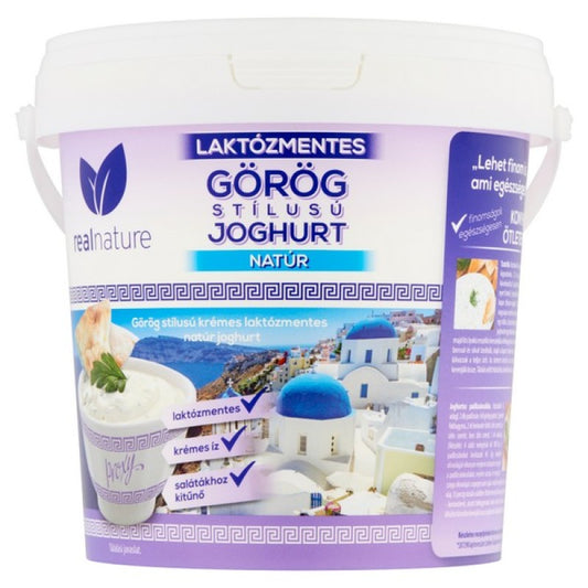 Real Nature Proxy görög stílusú krémes joghurt 1 kg natúr laktózmentes