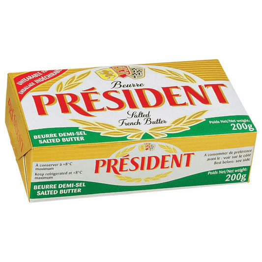 President vaj 200 g sózott